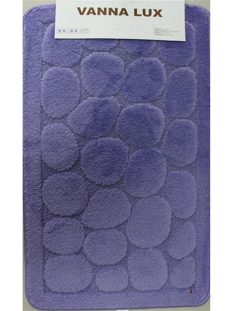 Коврик д/ванны 1 предм. Vanna Lux 50х80 сиреневый Турция