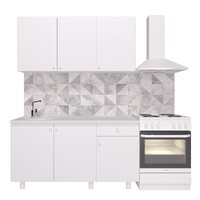 КОРПУС Кухня "POINT 150" (белый) (3 места)