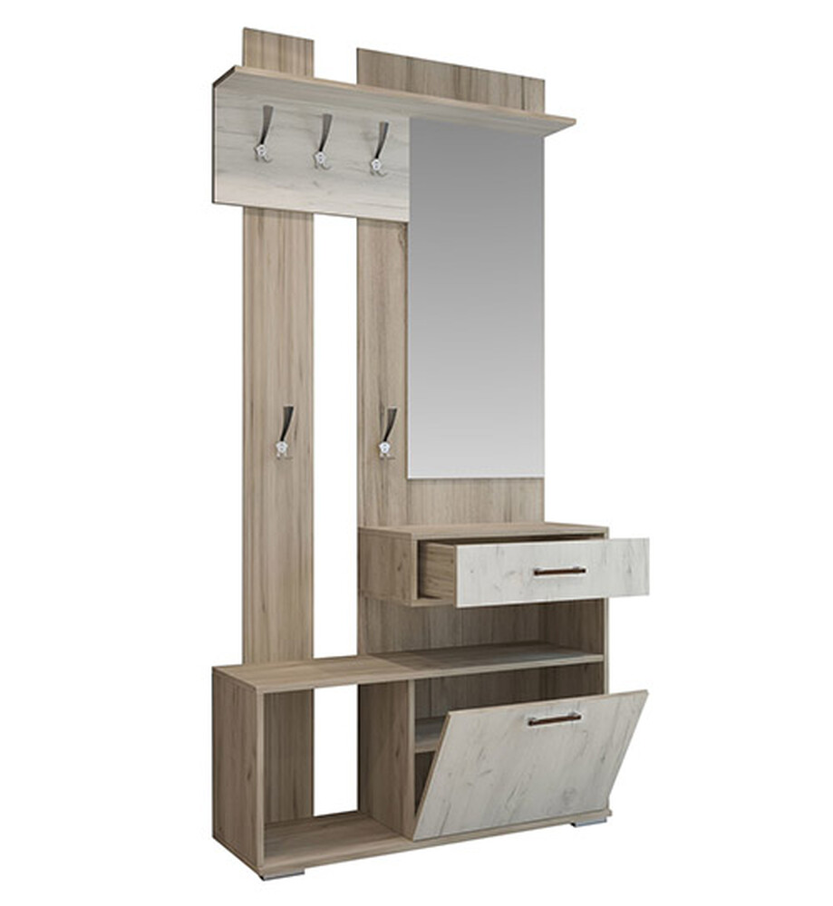 Прихожая Смарт - 2 (1000*2116*350) кантри/прованс (4 места)