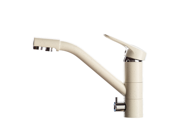 Смеситель Кухня GRANICOM 013 излив с подключением питьевой системы (терра), 40 картридж