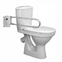 Унитаз-компакт "Персона" Comfort к/в, 1-реж, сид.ПП,с откидным поручнем НЕРЖ,(для инвалидов) 456773