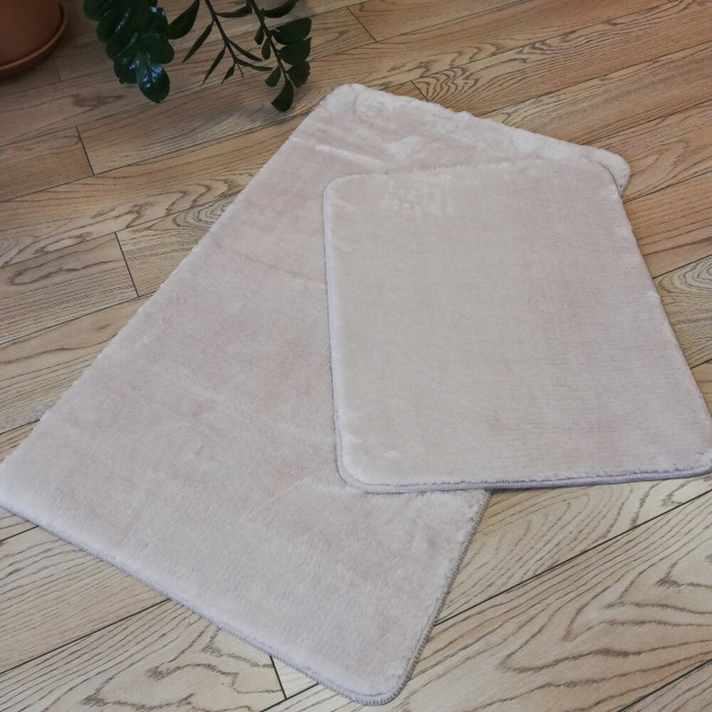 Коврик 2 предмета Rabbit 60*100 + 50*60 beige бежевый