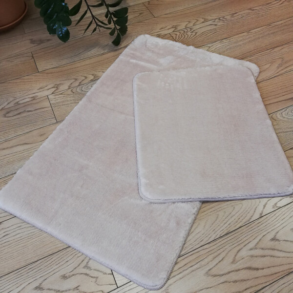 Коврик 2 предмета Rabbit 60*100 + 50*60 beige бежевый