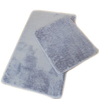 Коврик 2 предмета Rabbit 60*100 + 50*60 grey серый