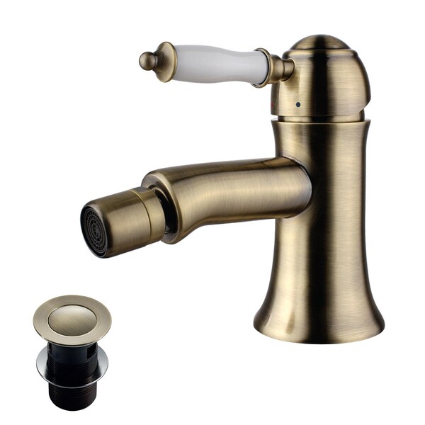 LM4808B Villa Смеситель для биде, донный клапан клик-клак, бронза LEMARK