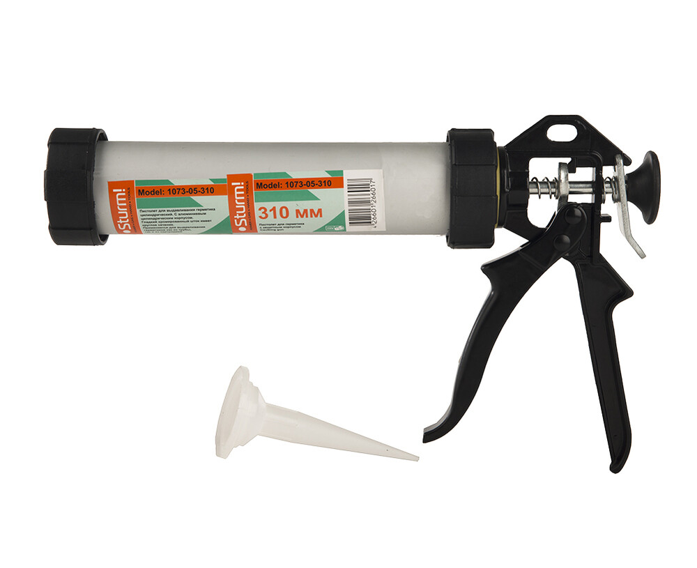 1073-05-310 Пистолет для герметика, цилиндрический, 310 мл Sturm!