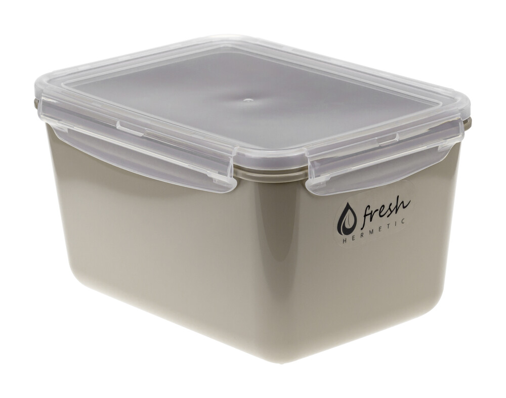 Емкость для продуктов ФРЕШ герметичная 2,3 л Капучино ("М-пластика") (М 1425)