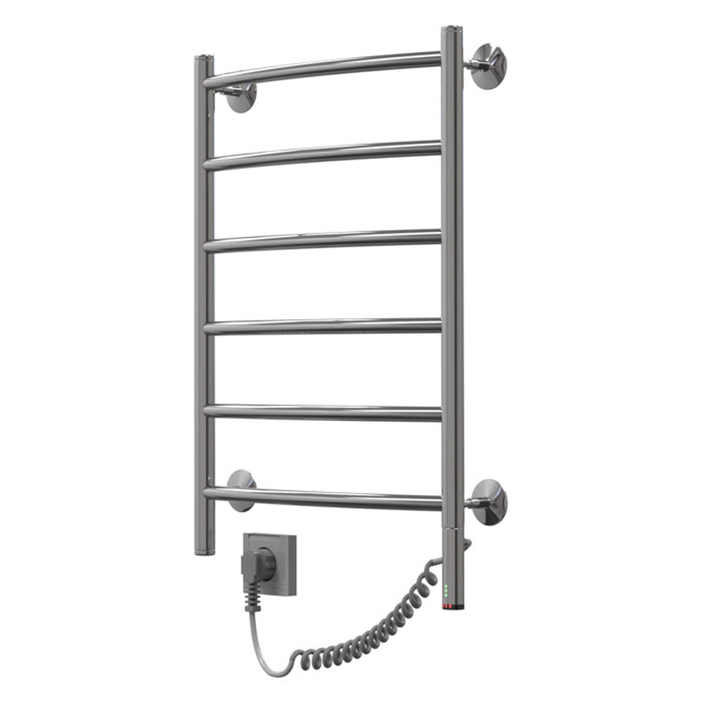 Полотенцесушитель электрический Орион Лесенка с полкой 40-80, 60 вт (К-таймер,Прямая, Справа) 12218