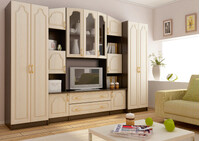 Гостиная Макарена МДФ венге/дуб (11 мест)