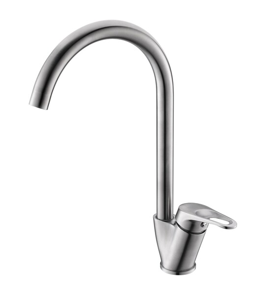 FS26629 Смеситель Кухня Fmark шар., бок.ручка, Сатин