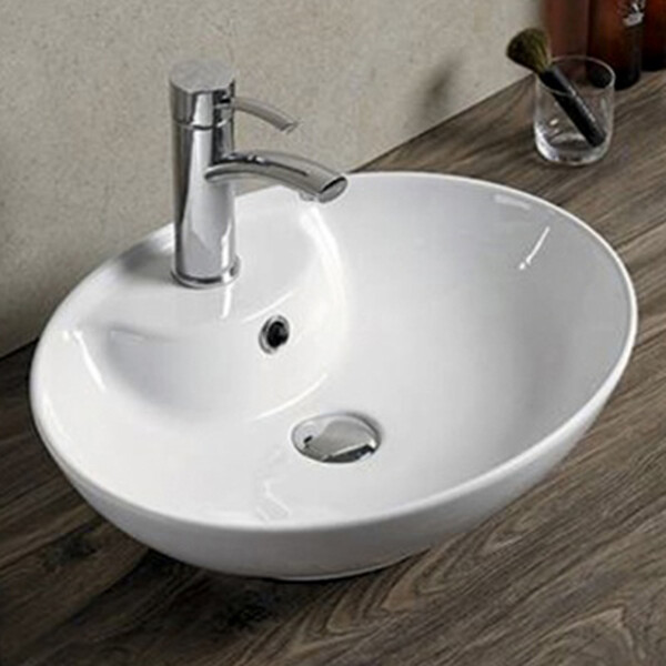 800-78197 Фигурный умывальник накладной 510х410х155 MELANA