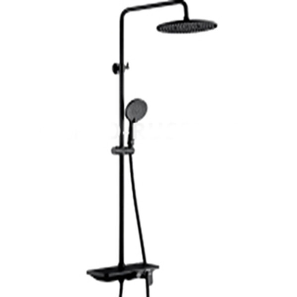 G2495-5 Душевая система GAPPO с верхним душем, смесителем (черный)