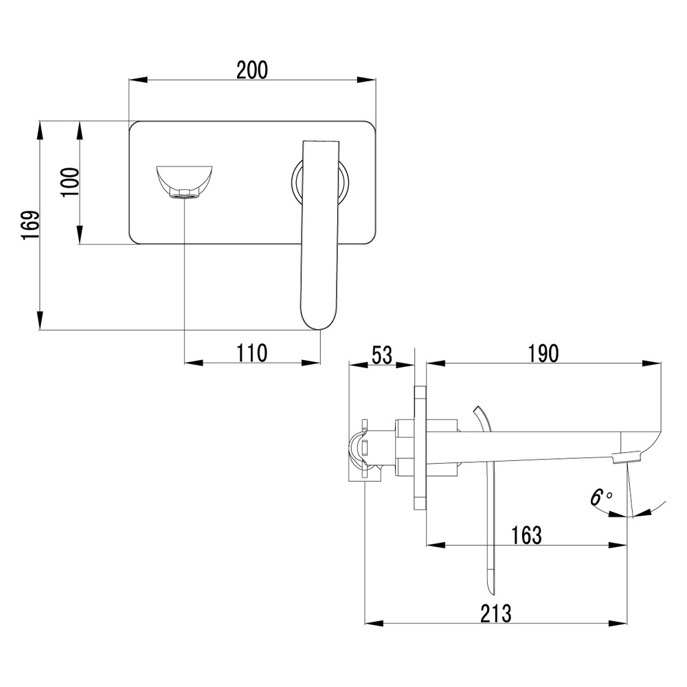LM4926CW Melange Смеситель для умывальника встраиваемый, хром/белый LEMARK