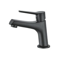 1069В Смеситель Тюльпан LEDEME d-35 шар (черный)