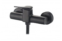  2075В Смеситель Ванна Душ LEDEME (черный) шар d-35