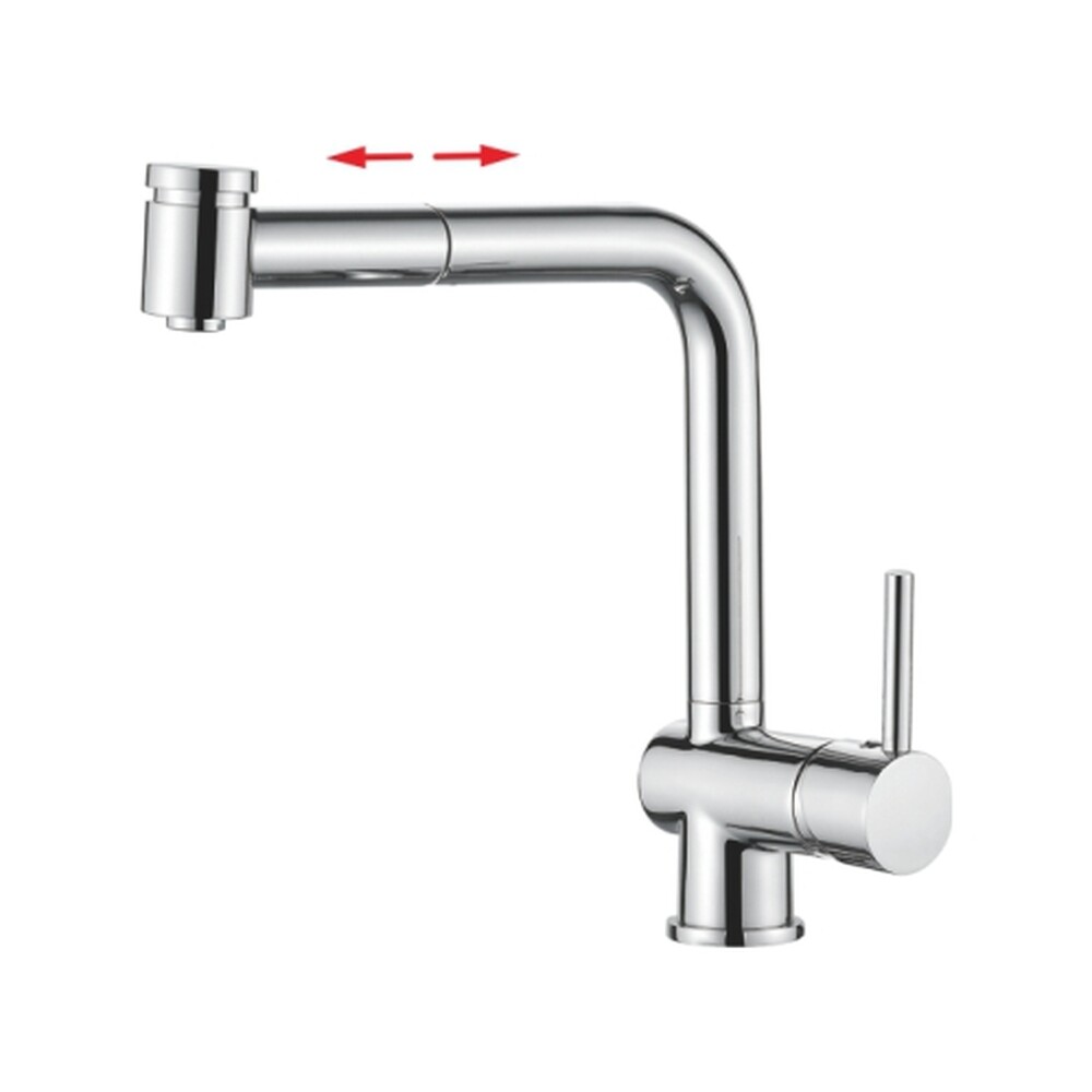  6055 Смеситель Кухня LEDEME d-35 с выдвижной лейкой