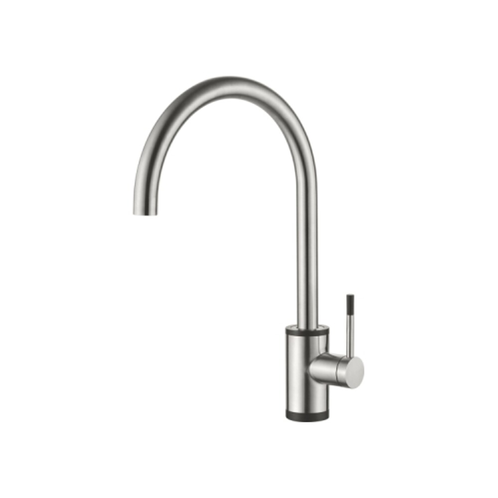 74013 Смеситель Кухня LEDEME d-25 на гайке НЕРЖАВЕЙКА