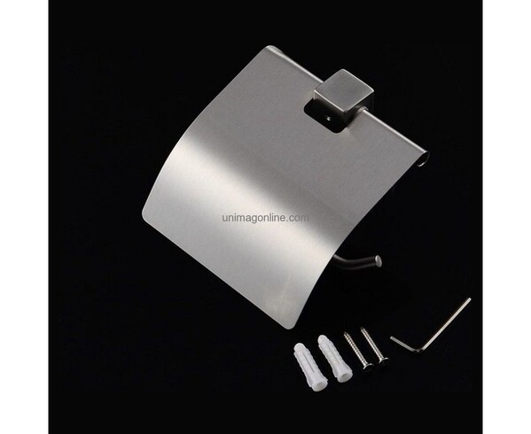 71803L Бумагодержатель с крышкой (нержавейка)