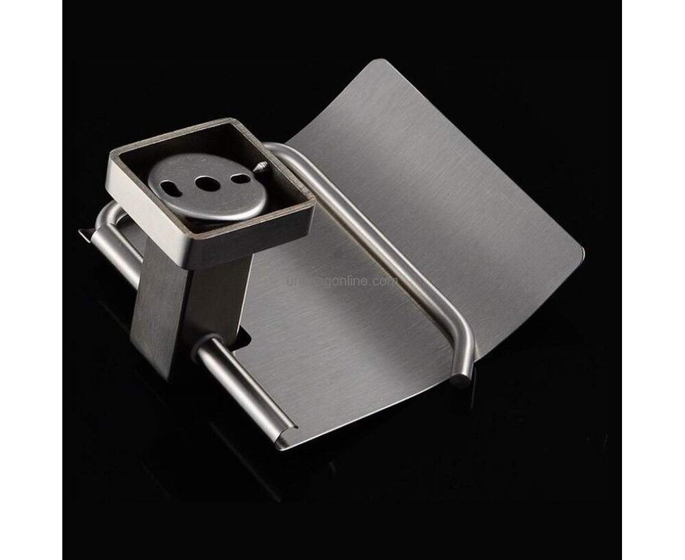 71803L Бумагодержатель с крышкой (нержавейка)