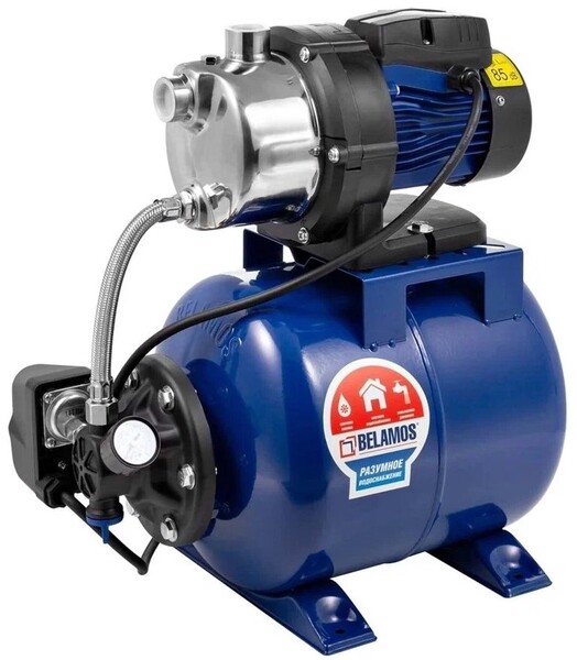 Насосная станция BELAMOS ХА 11 ALL,чуг. корп., 1,1кВт,выс.под.47м.,произ. 3500 л/ч.,глуб всасыв.8 м.