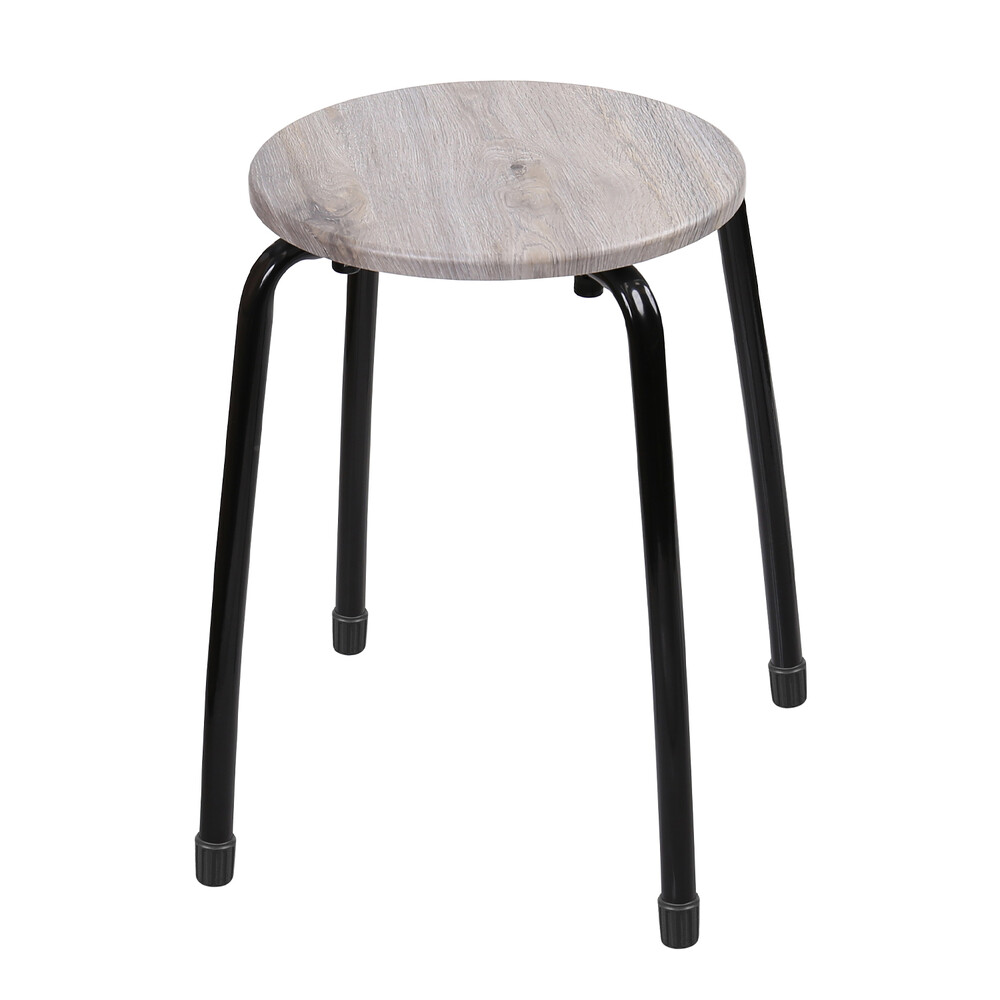 Табурет Комфорт 1 КРУГ МДФ Бомонд грей ТКМ1/С NIKA*