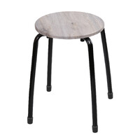 Табурет Комфорт 1 КРУГ МДФ Бомонд грей ТКМ1/С NIKA*