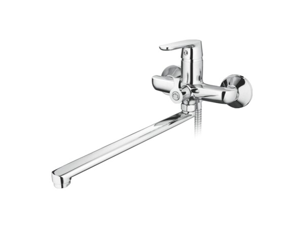 2277 Смеситель Ванна LEDEME d-35 длинный излив (хром)