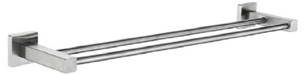71809/L Полотенцедержатель двойной 60см (нержавейка)