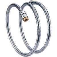 Шланг душевой имп/имп 1,50 м GERHANS растягивающийся до 1.90м, вращение 360 гр, нержавейка SUS304, на блистере (К40204)
