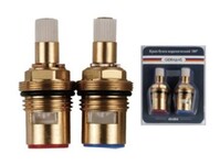 Кран-букса GERHANS керамическая К40404 (2 шт на блистере) 1/2, 180 градусов, 20 шлицов