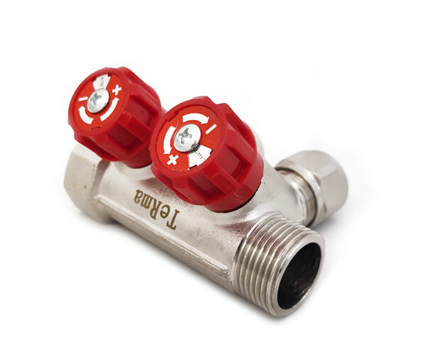 Коллектор 3/4 2 ВЕНТИЛЯ*16