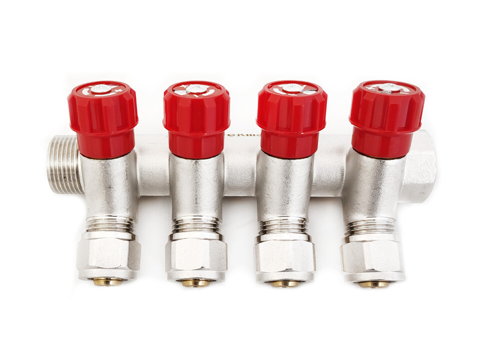 Коллектор 3/4 4 ВЕНТИЛЯ*16