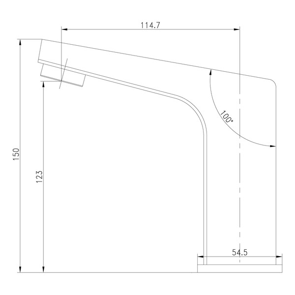LM4650CE Project Смеситель для умывальника, сенсорный, хром LEMARK
