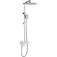 G2483-8 Душевая система GAPPO с верхним душем, смесителем (белый/хром)