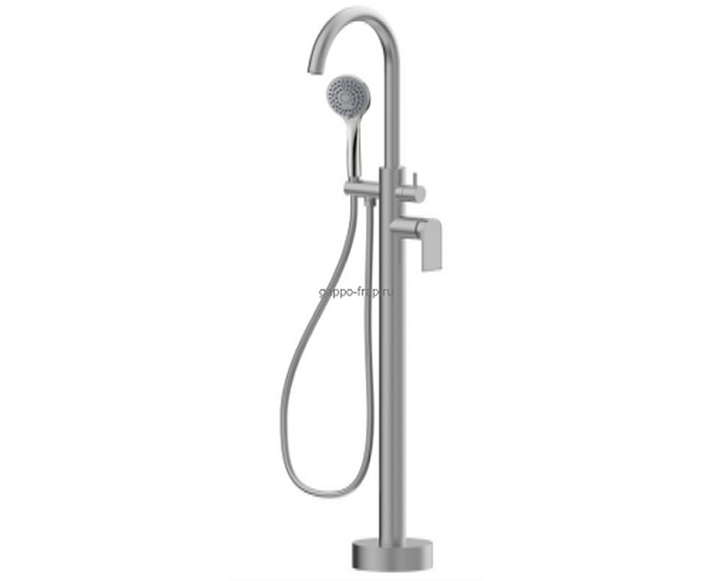G3099 Смеситель Ванна GAPPO d-35 НАПОЛЬНЫЙ Нержавейка