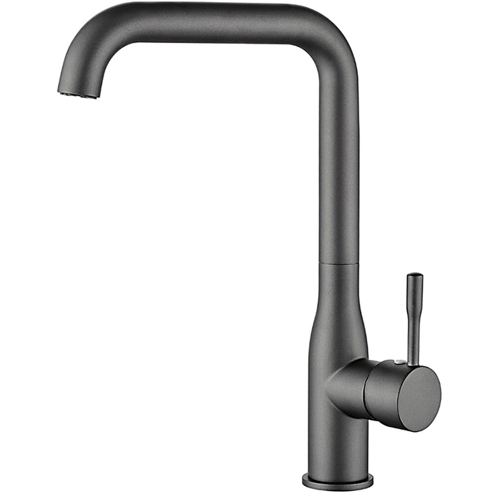 4698U Смеситель Кухня LEDEME d-40 МАКСИ (темно-серый)