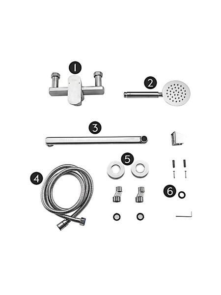 22805 Смеситель Ванна Frap d-35 длинный излив НЕРЖАВЕЙКА