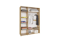 КОРПУС Шкаф 3х.ств. "Ненси " (крафт золотой) (4 места)