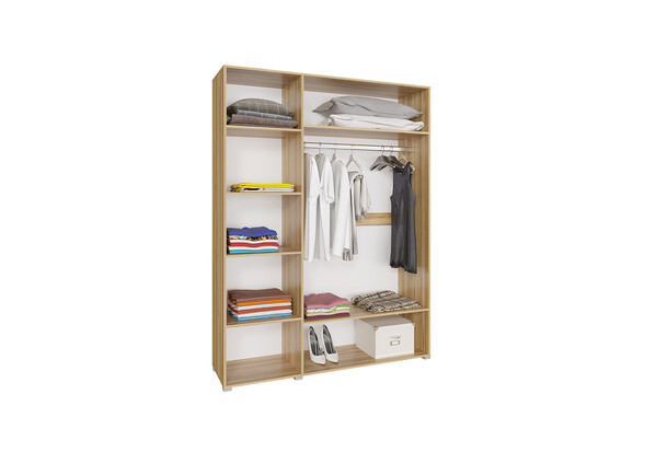 КОРПУС Шкаф 3х.ств. "Ненси " (крафт золотой) (4 места)