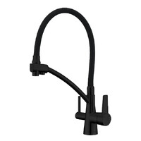 G4398-16 Смеситель Кухня GAPPO под фильтр для питевой воды (черный)