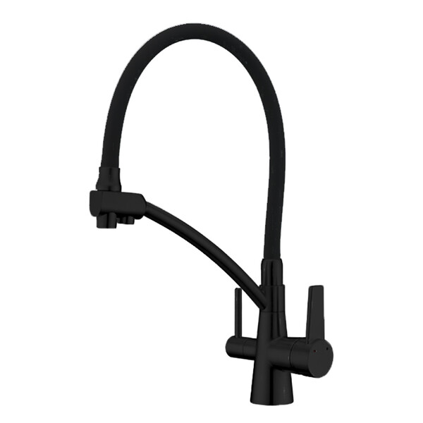 G4398-16 Смеситель Кухня GAPPO под фильтр для питевой воды (черный)