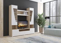 ФАСАД Гостиная Анталия - 2 (белый) (2 места)