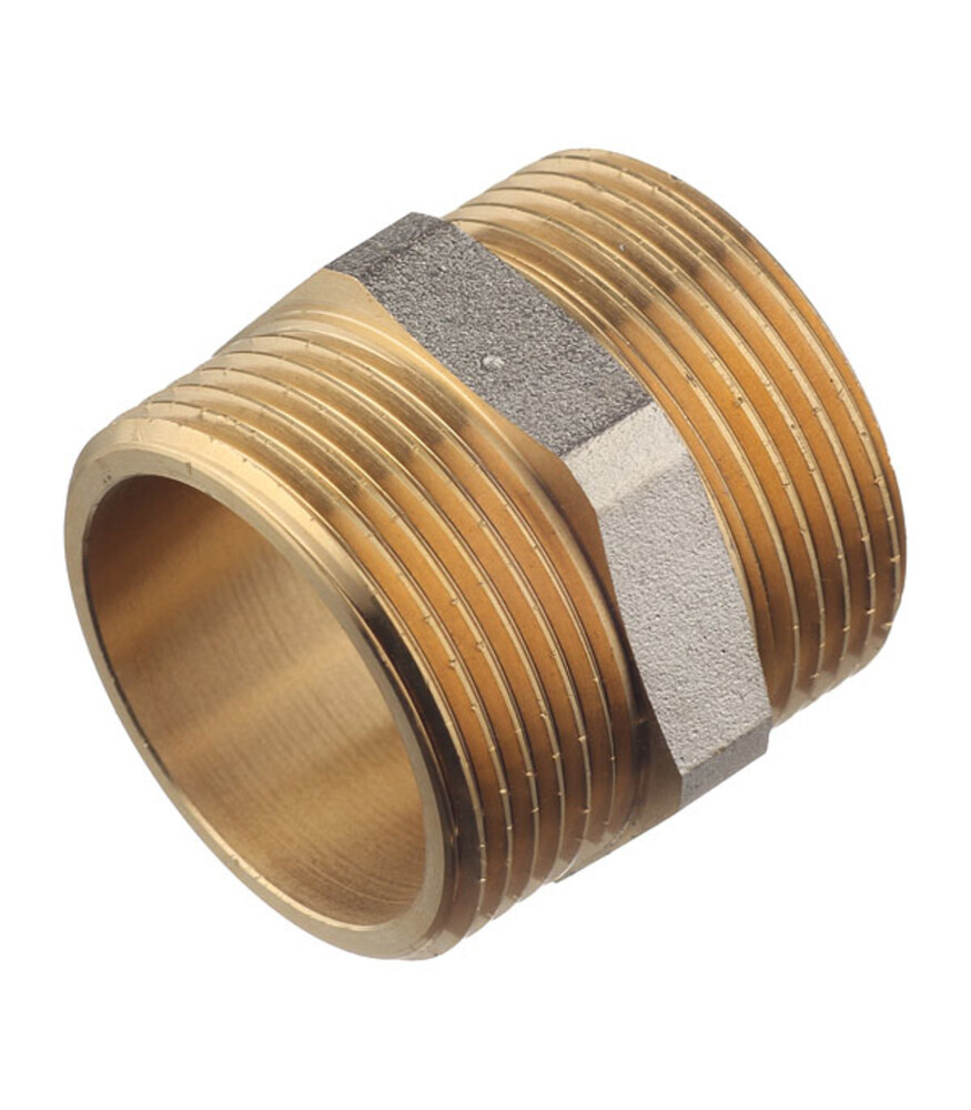 Ниппель 1/2" ( дачный, стальной с покрытием)