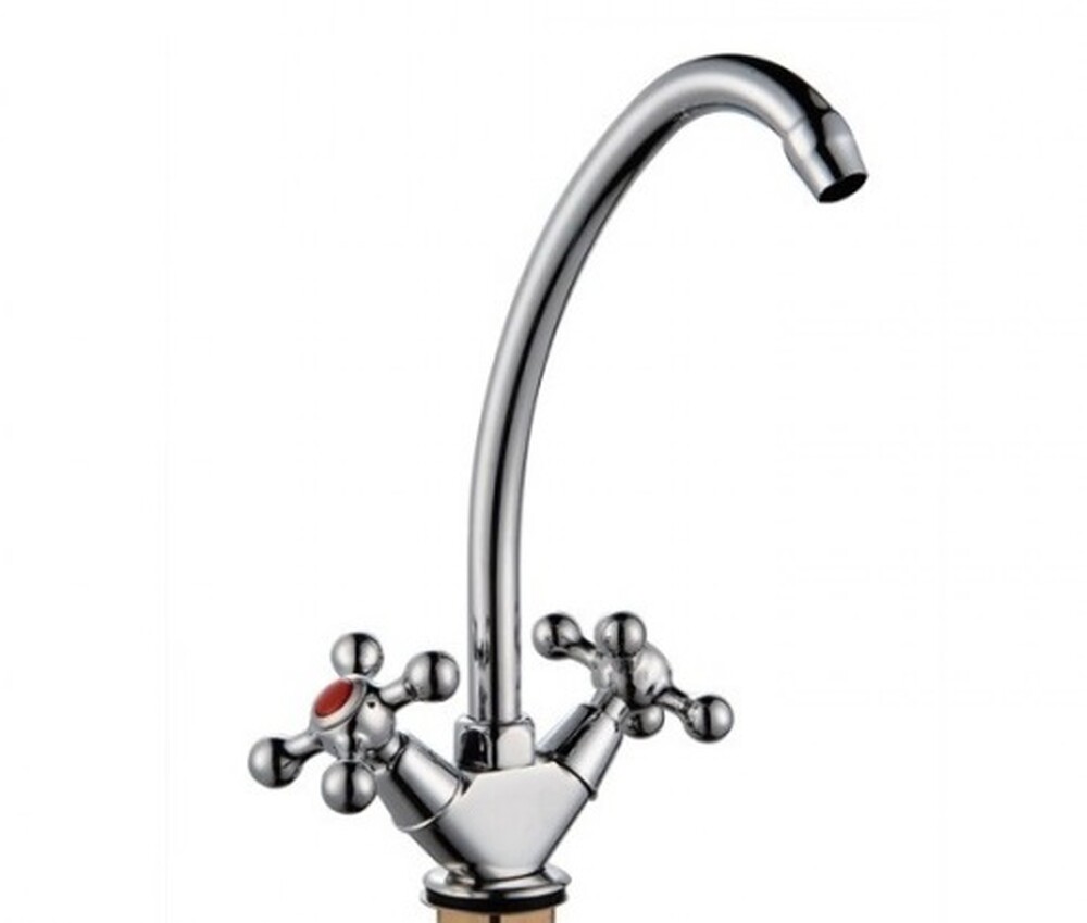 Смеситель Кухня Казань 1/2 рез (КС 55171) дл. нос, метал.мах. без подвод.