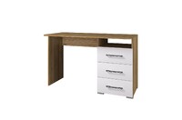 ФАСАД Стол "Ненси" 1200/3 ящ. (белый гл.) (1 место)