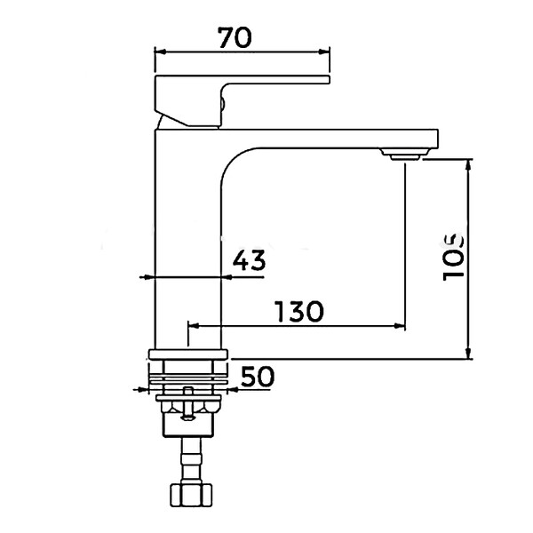 G1018-1 Смеситель Тюльпан GAPPO шар