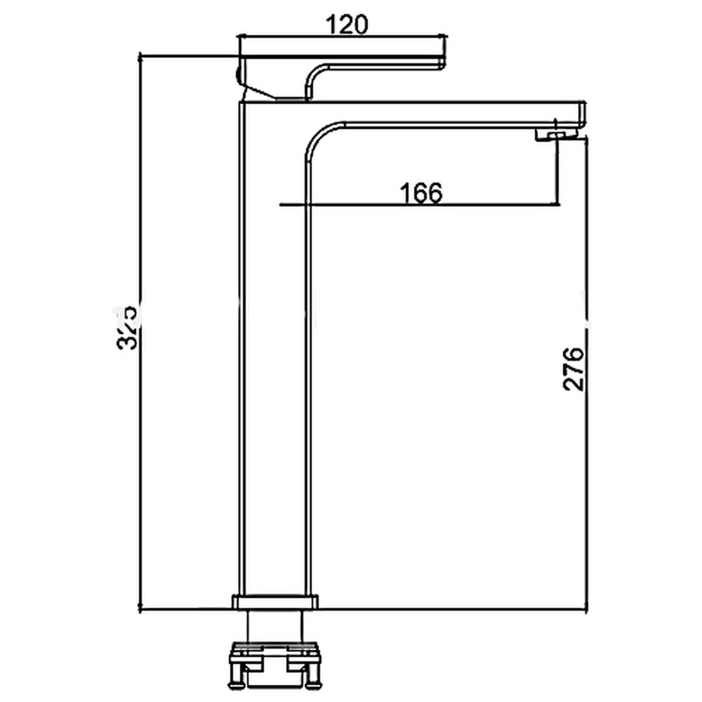G1018-2 Смеситель Тюльпан GAPPO шар, высокий