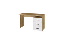 ФАСАД Стол Анталия 1200/3 ящ. (белый) (1 место)