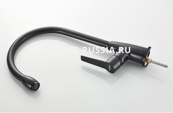  4069В Смеситель Кухня LEDEME шар (черный)