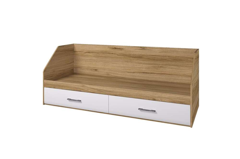 ФАСАД Кровать "Ненси" 800/2 ящ. (белый гл.)